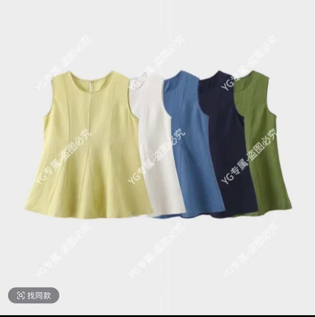 通勤显瘦吊带纯色休闲风背心休闲112gins宽松型
