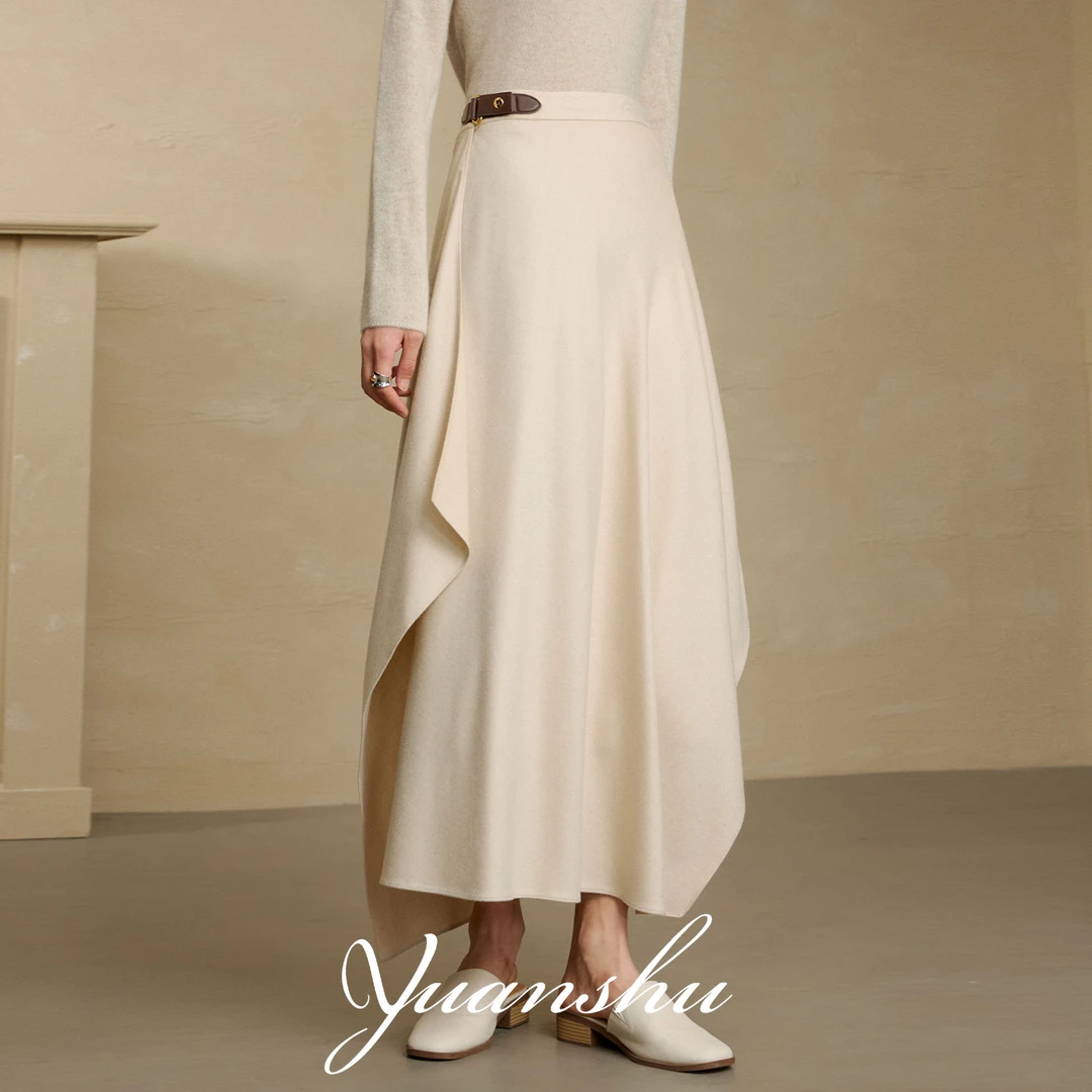 原束【LP高定系列】意大利LP丝羊绒定制时尚品牌半身裙