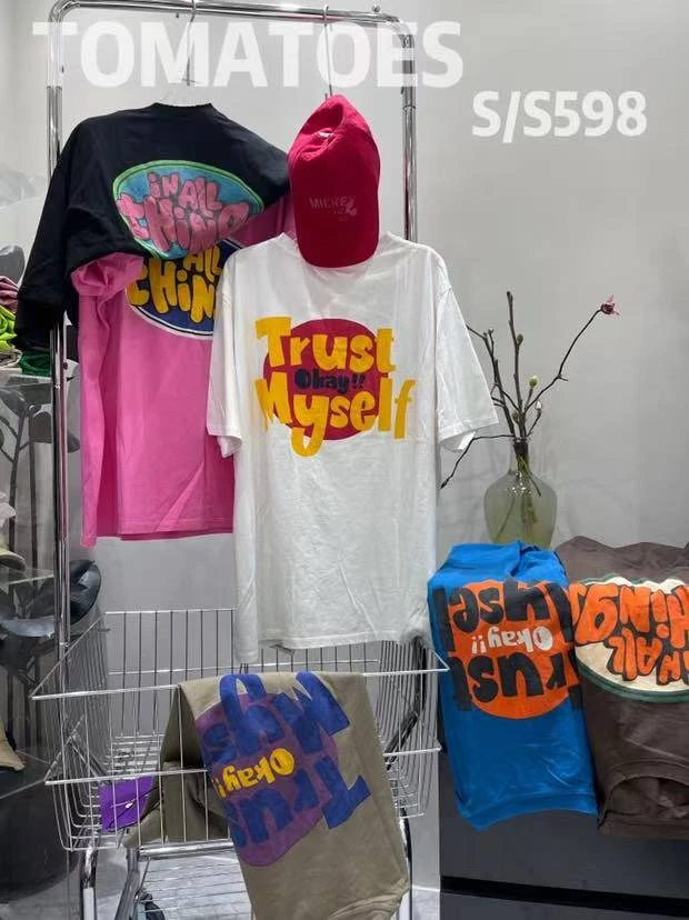 Cousin/2025  大表哥的店夏季新款福利纯棉彩色短袖时尚巨百搭