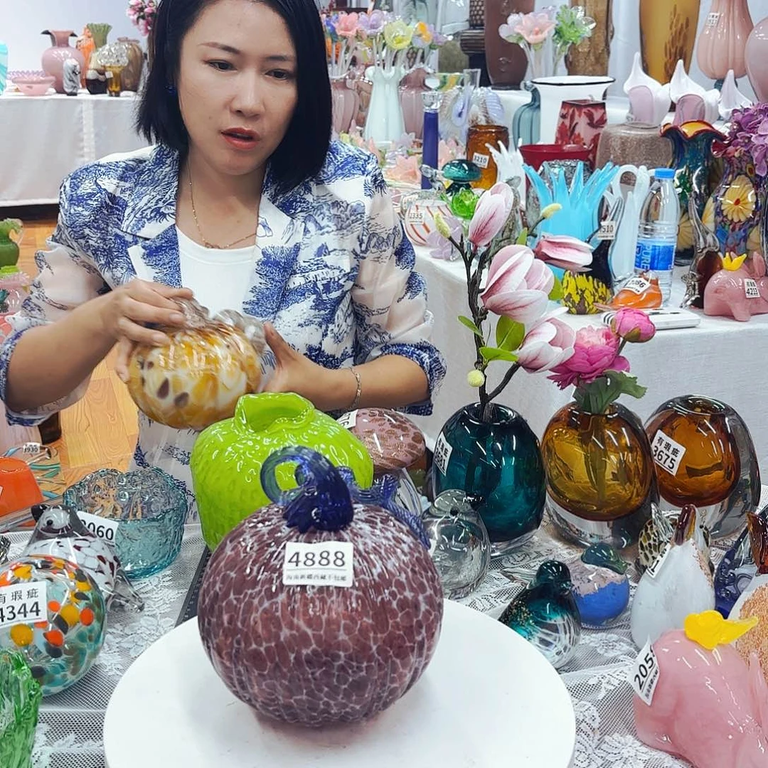 4888 安妮家居琉璃花瓶摆件