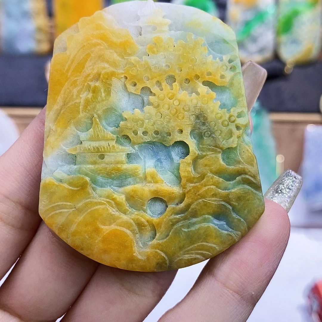 定制翡翠未镶嵌翡翠A货