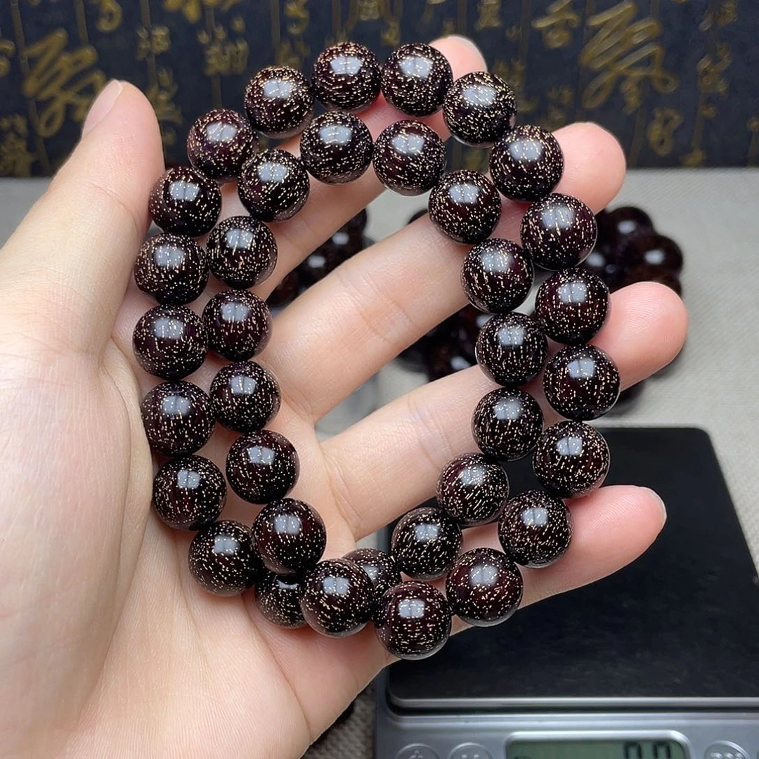 檀香紫檀（小叶紫檀）1.2 36颗 双圈 爆满金星