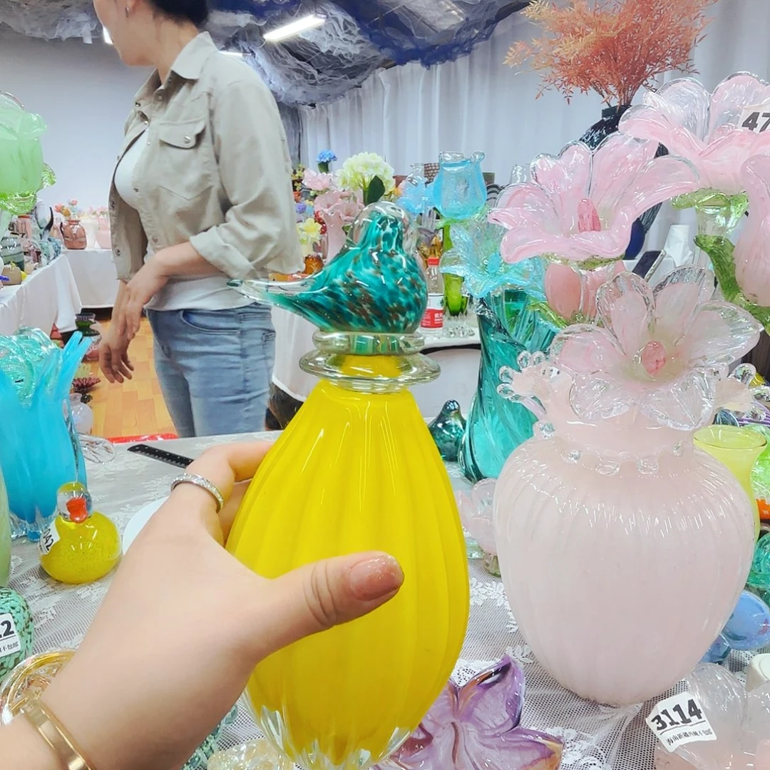 琉璃花瓶花器艺术摆件