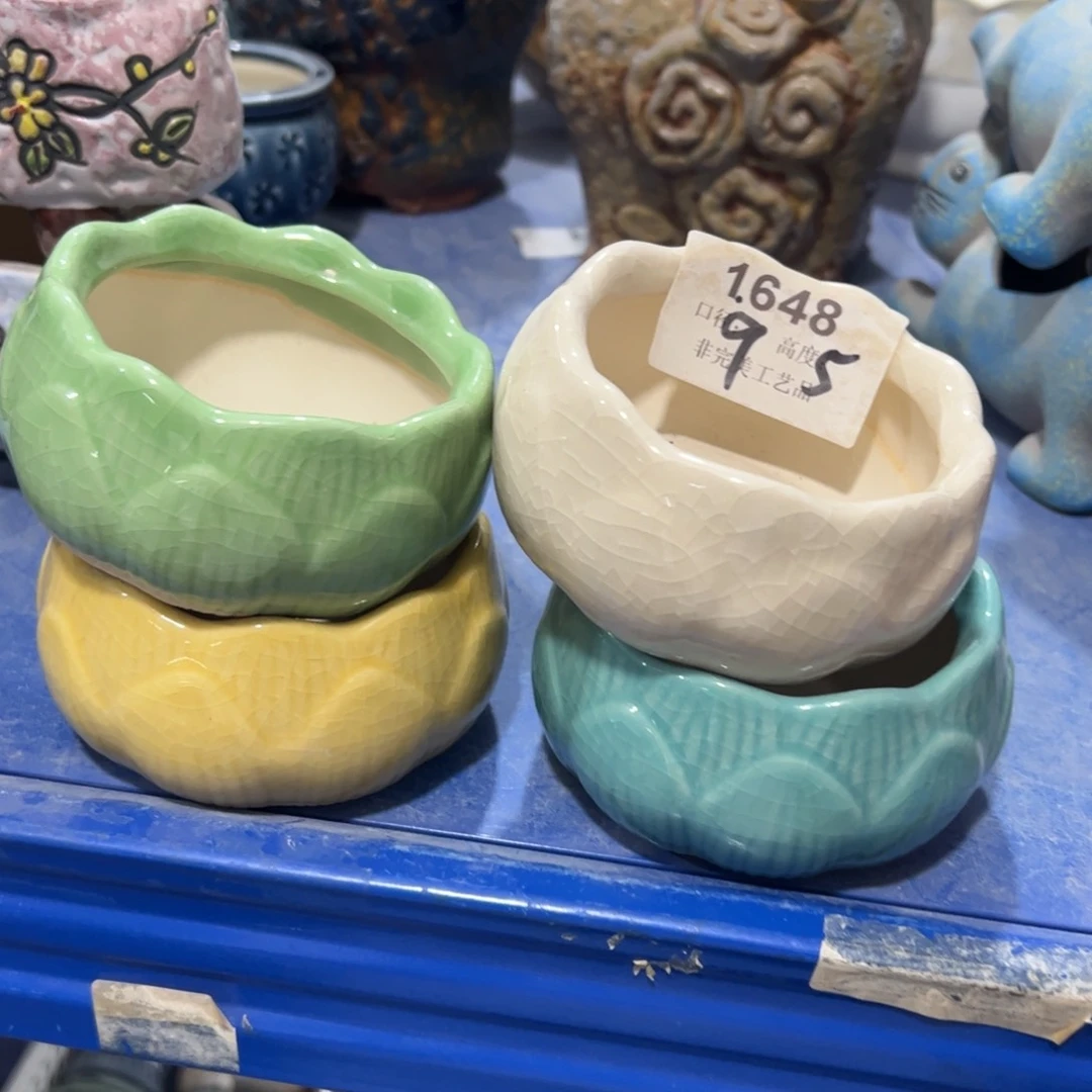 陶瓷多肉小花盆@@1648