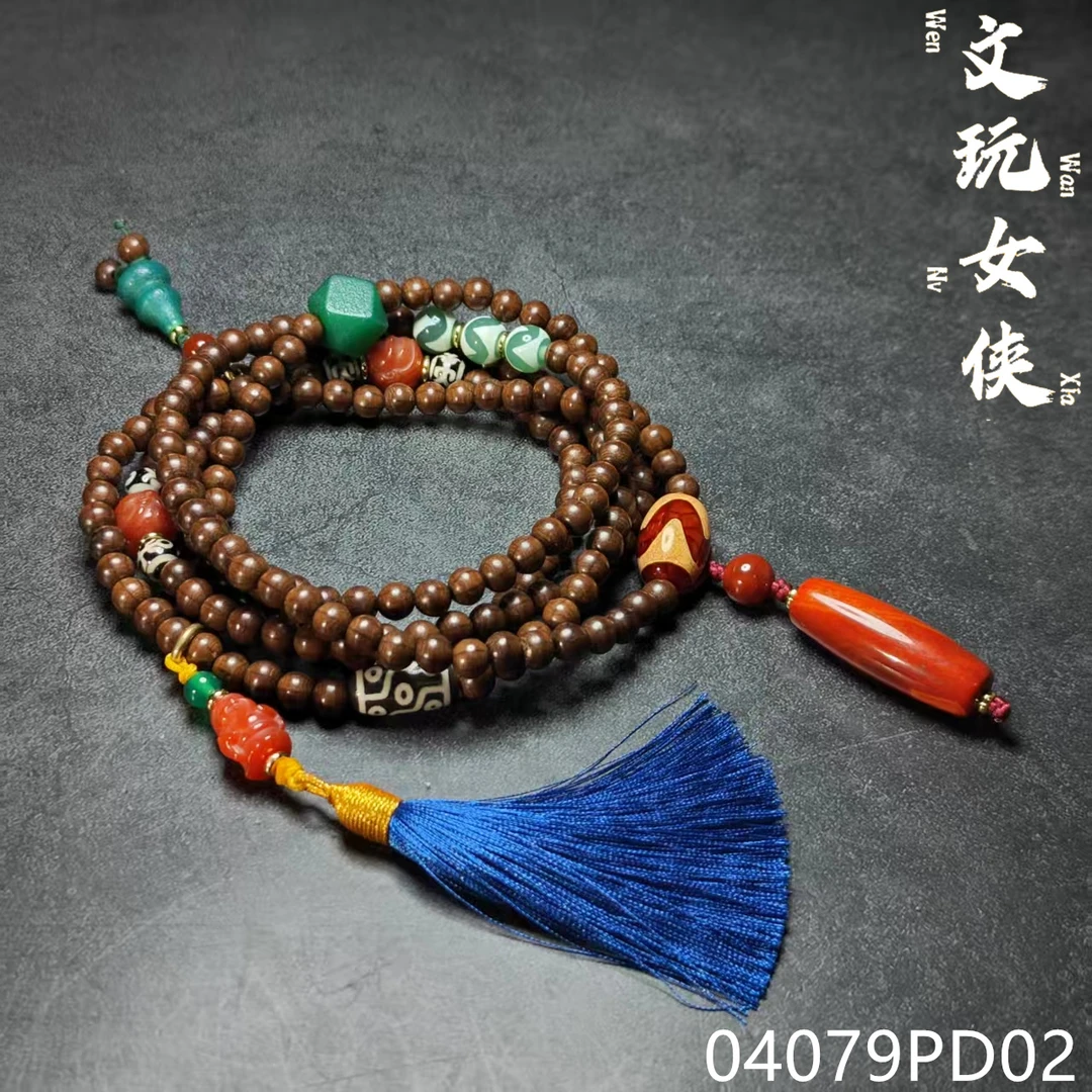 《文玩女侠慧慧》精品六道木脖挂7【文玩探宝】04079PD02H2-3