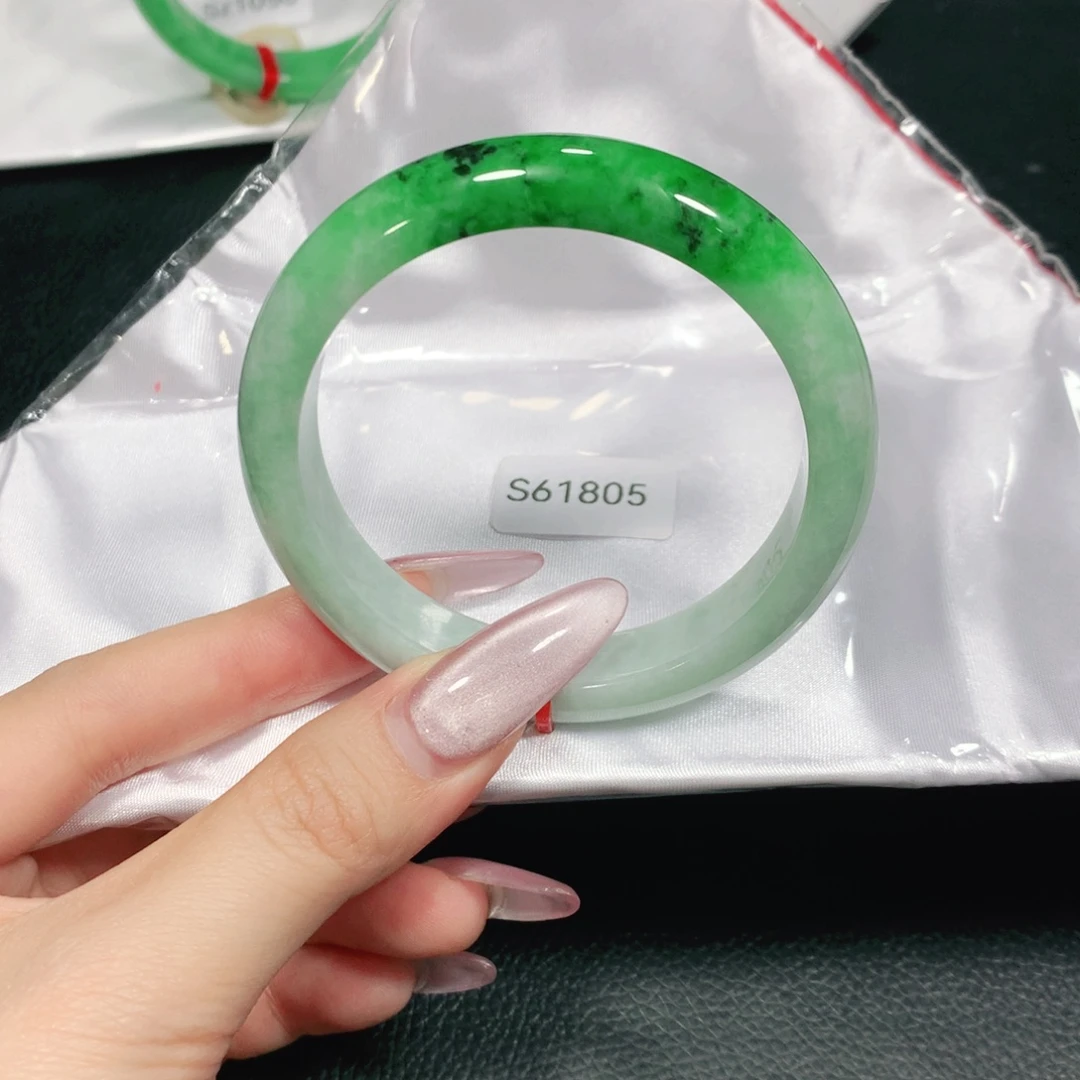 翡翠未镶嵌手镯S61805-04