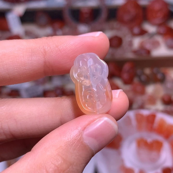 南红玛瑙合金珠宝半成品招财猫爪