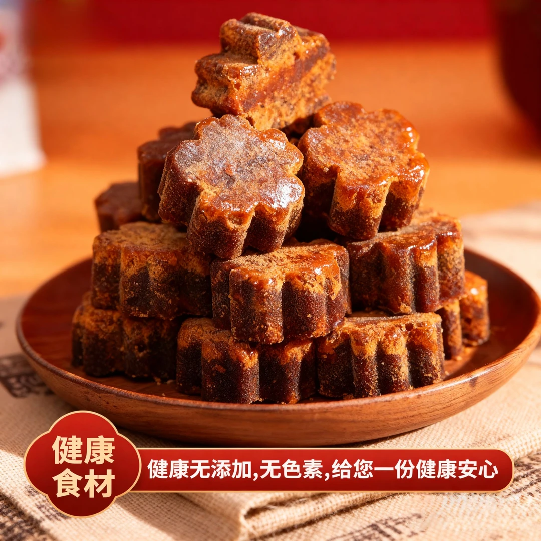【姜味红糖】广西非遗手工红糖传统古法甘蔗姜茶独立包装生姜大姨妈