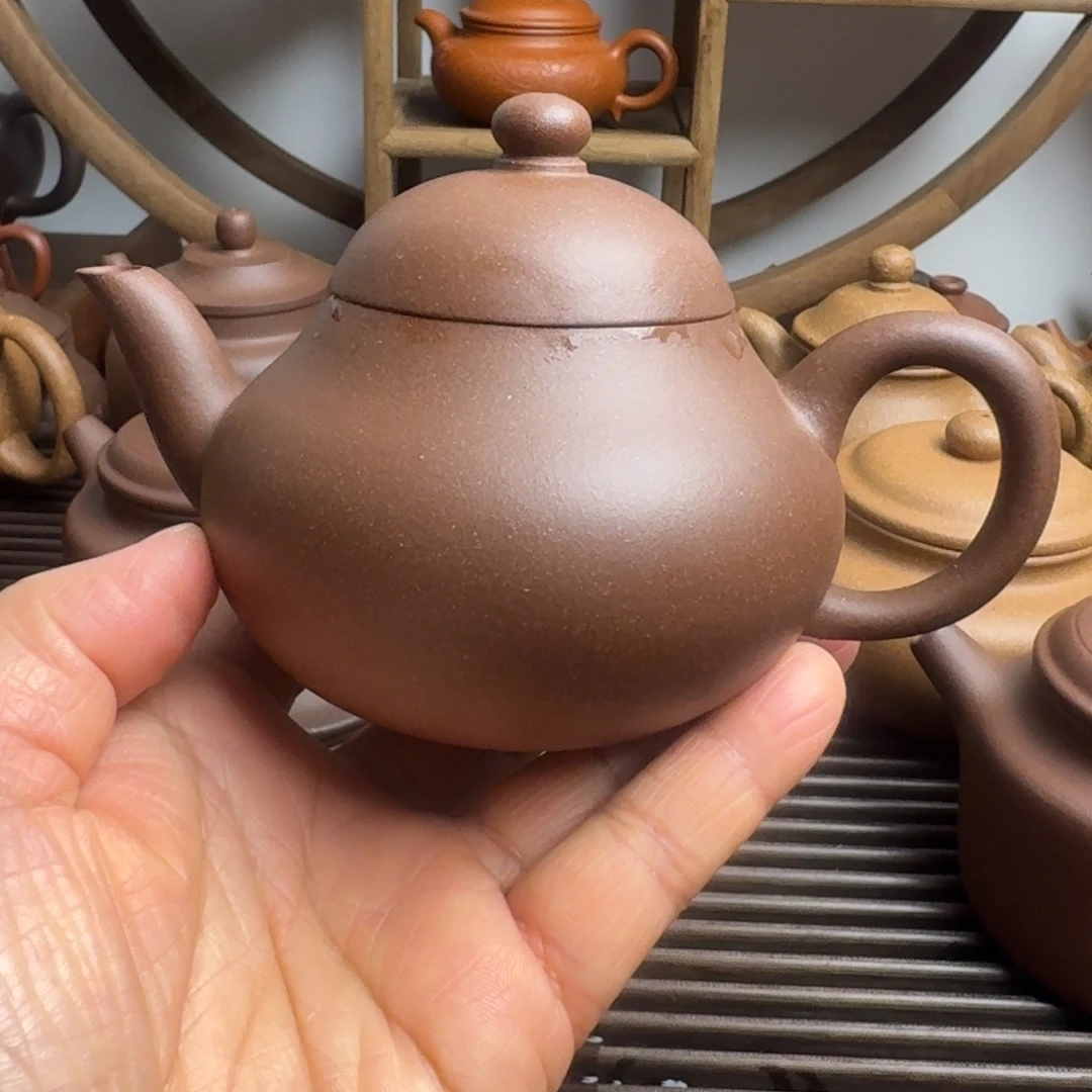 茶壶紫砂200cc梨形嫩底槽清
