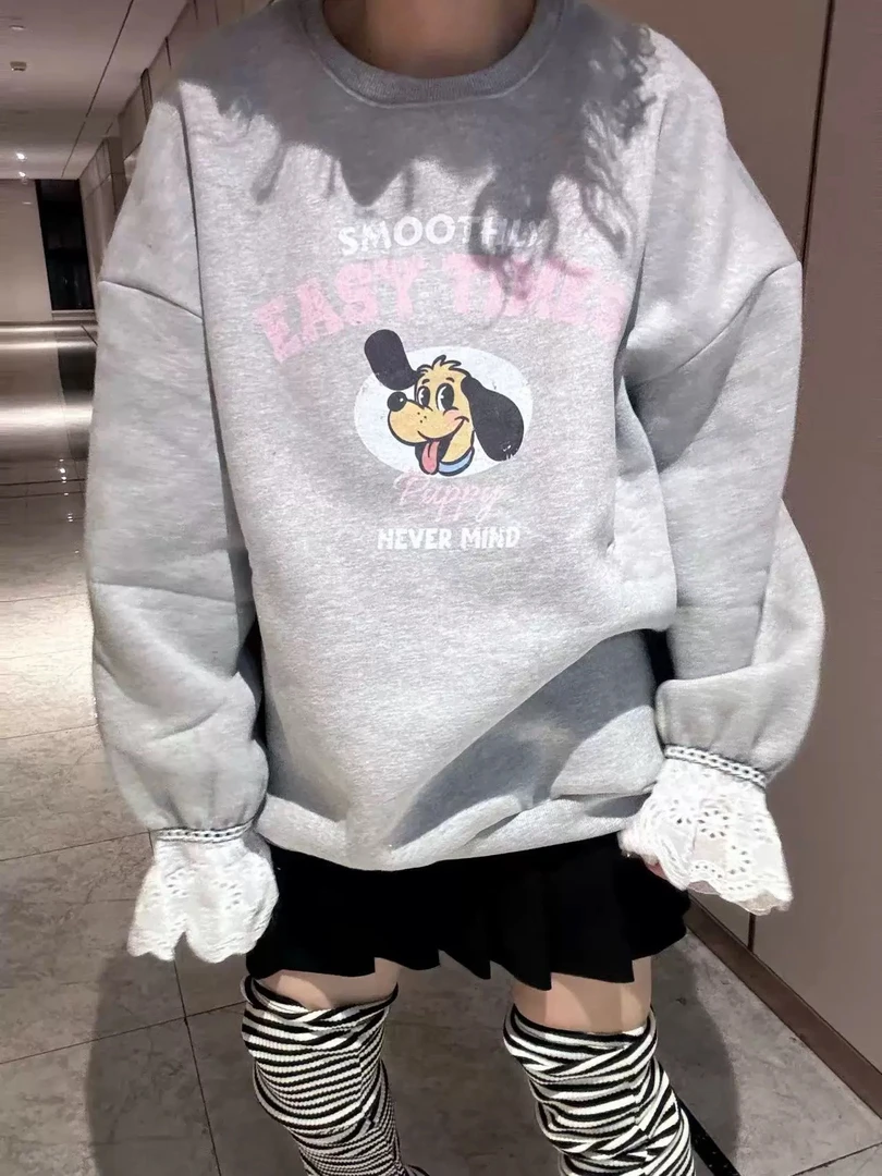 韩版卡通小狗卫衣