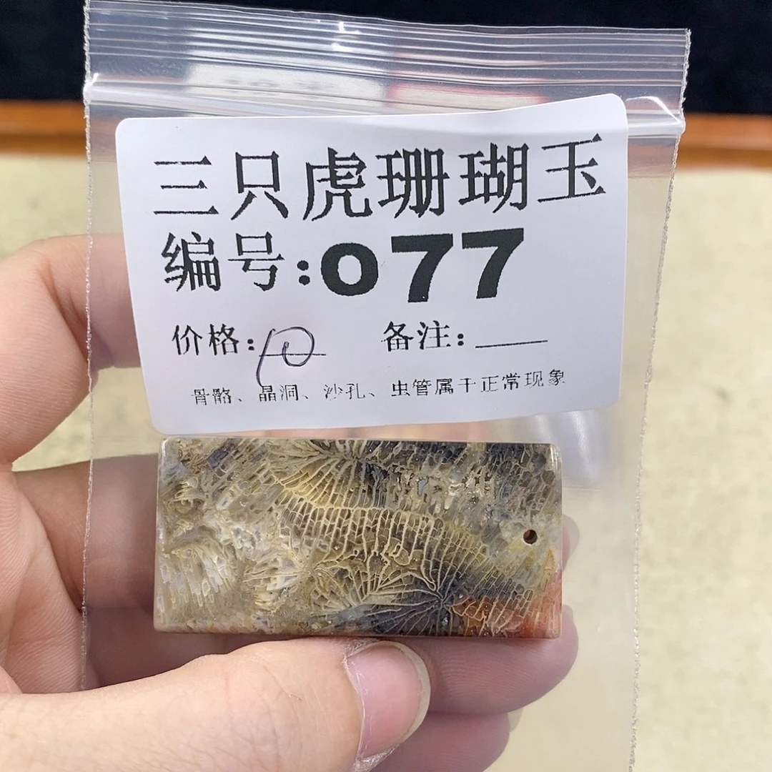 硅化珊瑚（珊瑚玉）1未镶嵌家****！