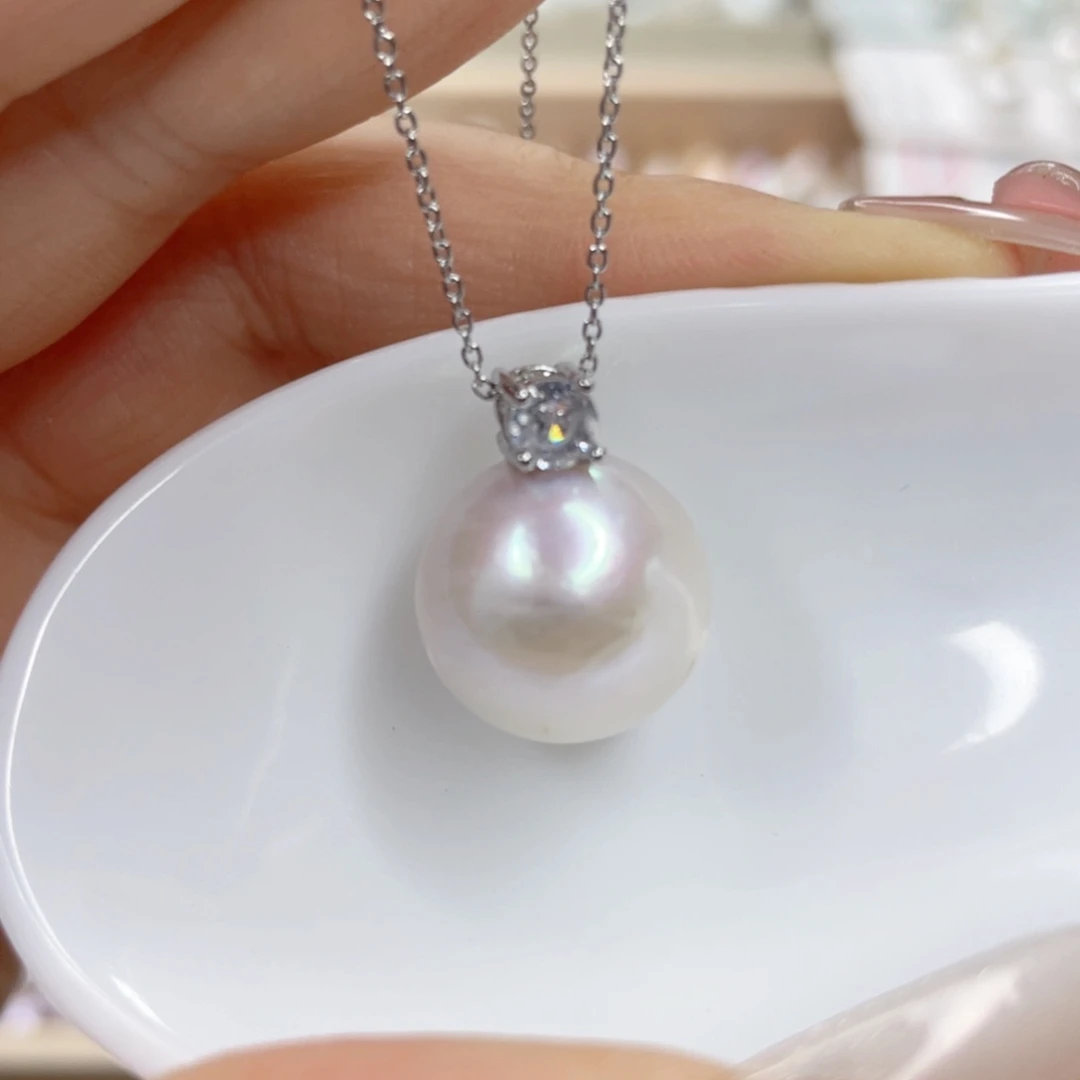 淡水珍珠未镶嵌吊坠(赠链)
