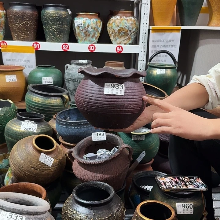 紫色花边933高度16口径18