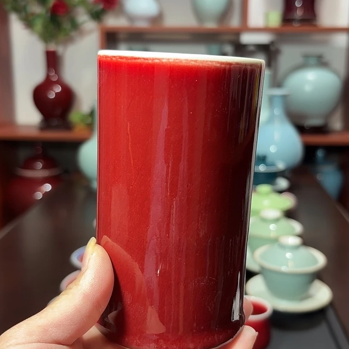 陶瓷景德镇高温陶瓷笔筒