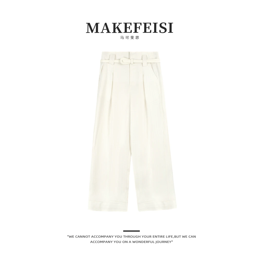 【活动专用】空调麻裤|G定春夏季天丝亚麻九分直筒裤KZ1210