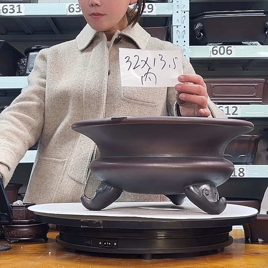 紫砂花盆宜兴紫砂46号