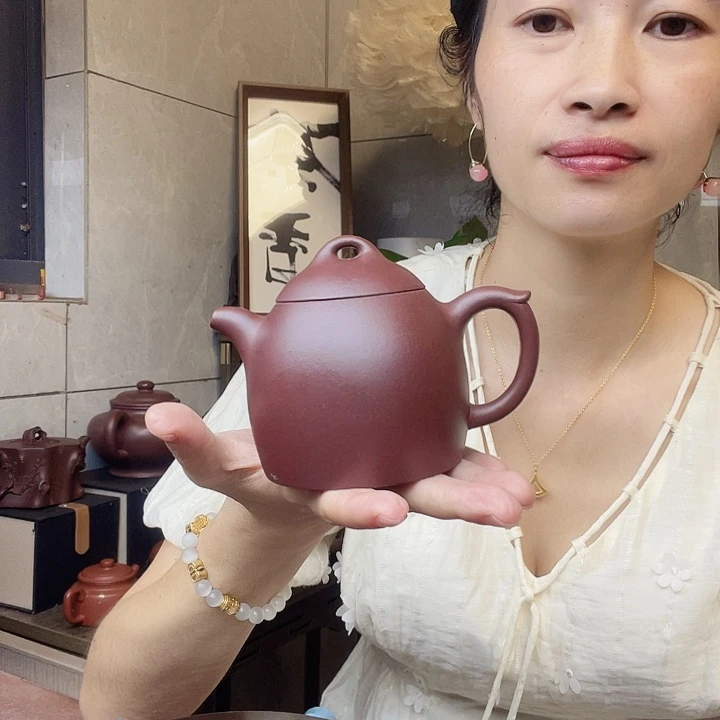 N***生茶壶紫砂紫泥秦权