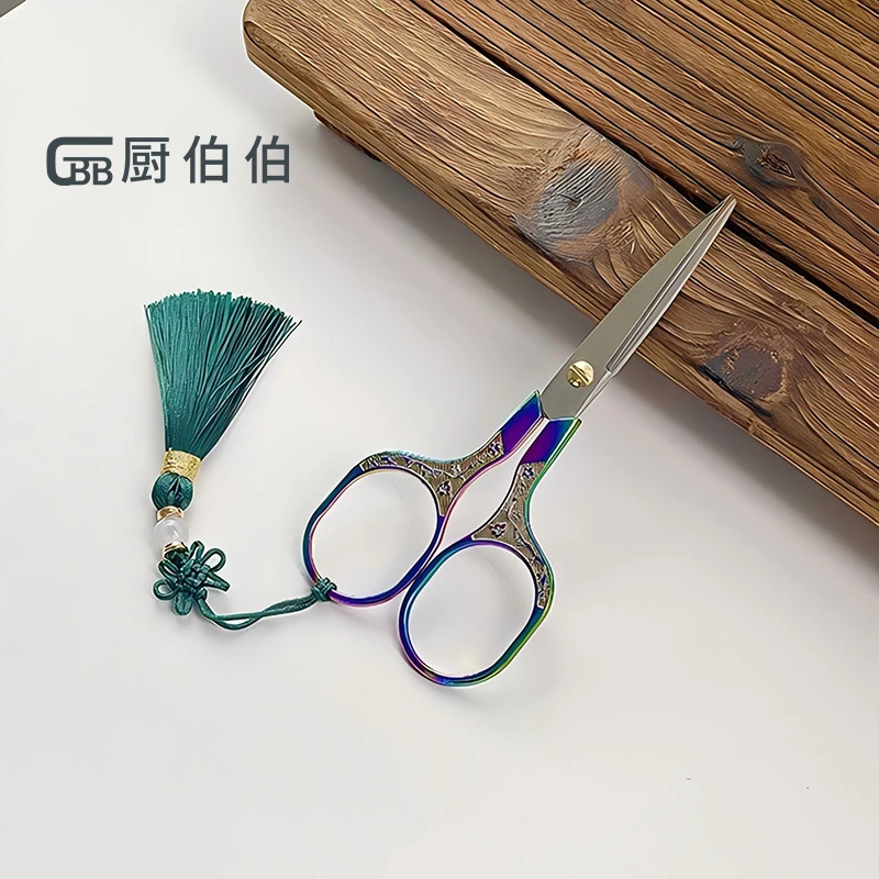 阿嫲的小剪刀  复古国风DIY手工小剪刀