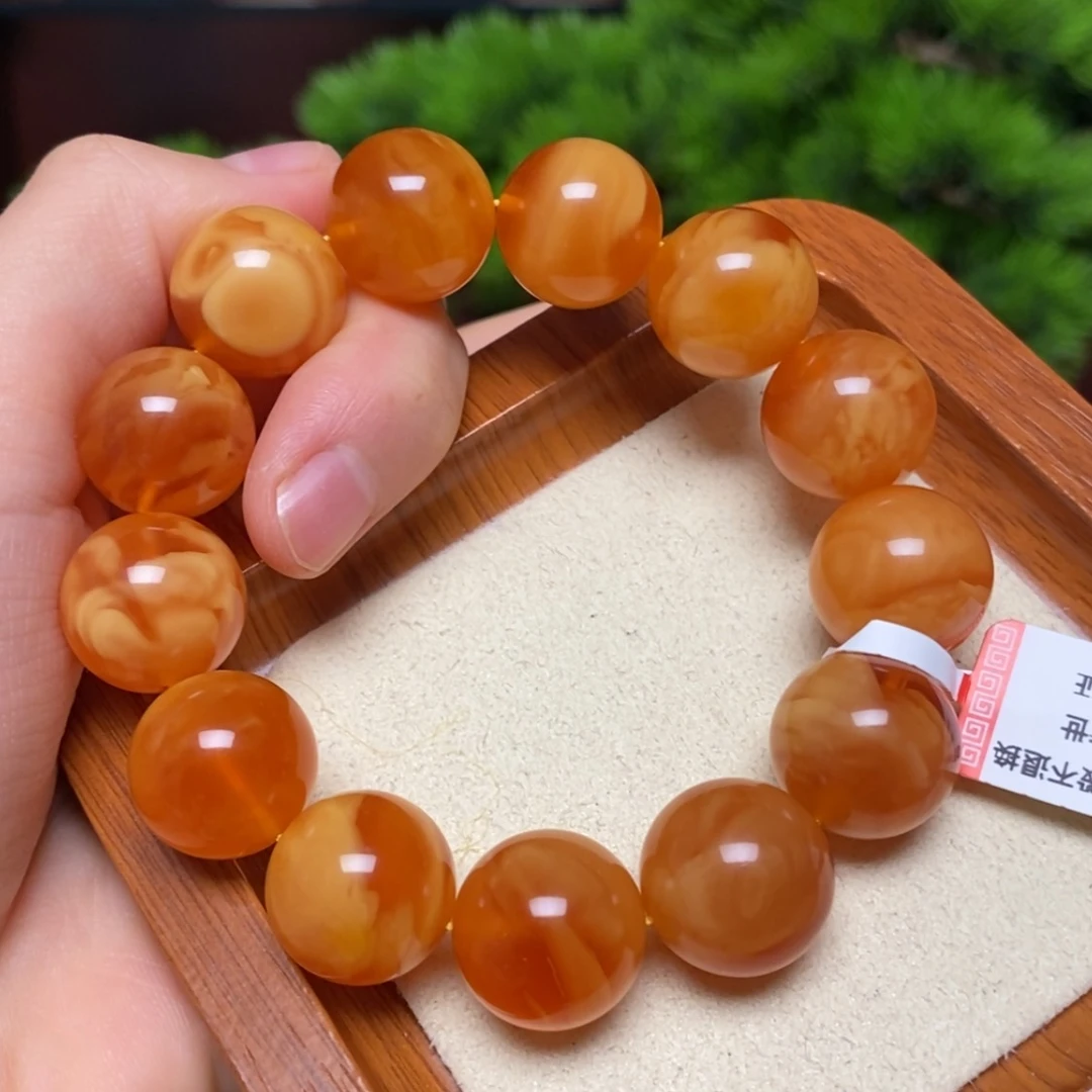 【闪购商品】未镶嵌蜜蜡手链手串