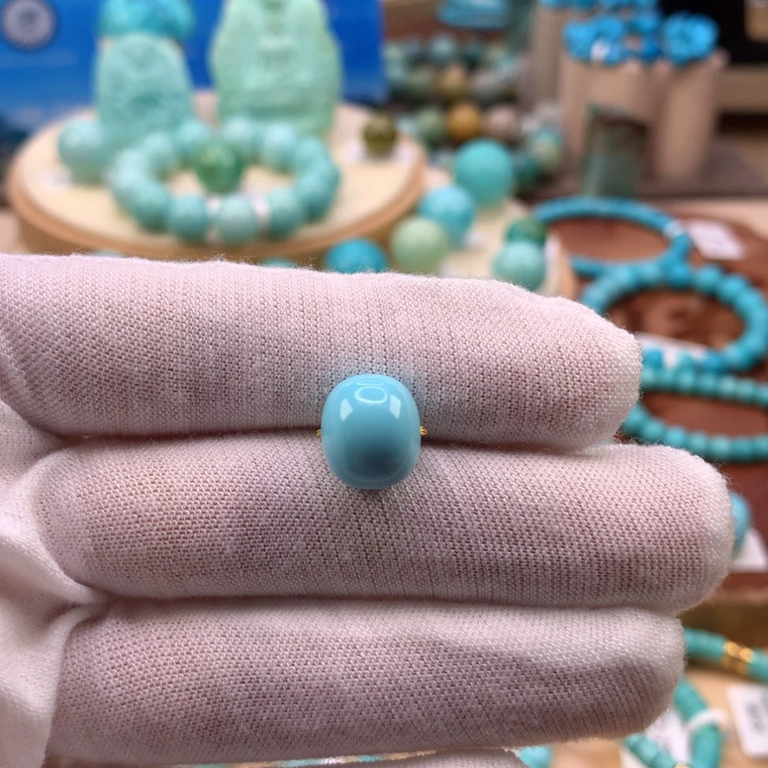 绿松石未镶嵌珠宝奇石11.5mm