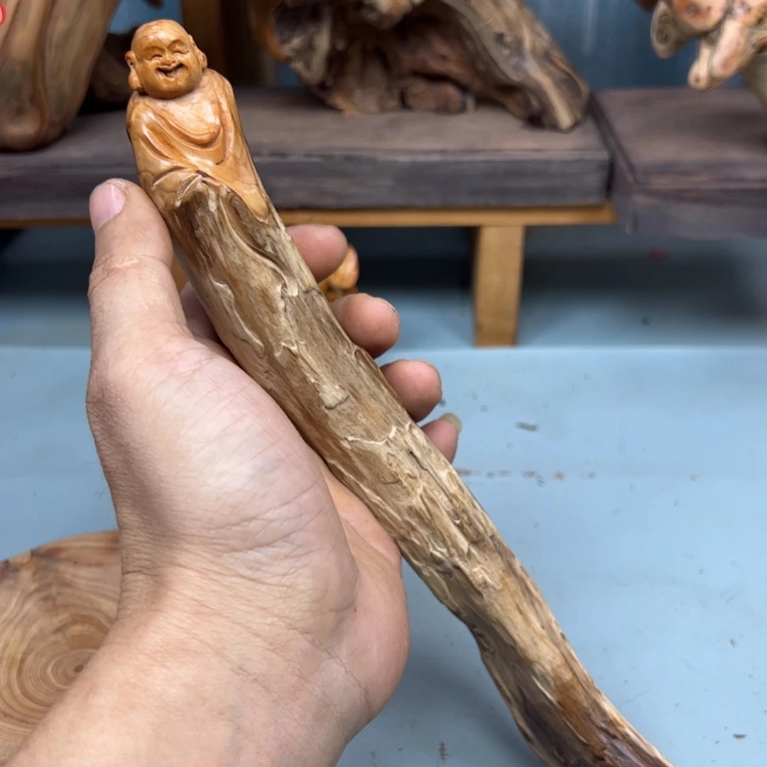 小***逊木崖柏木摆件手把件