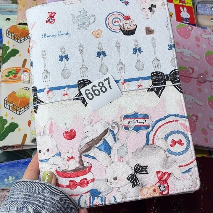织绣A5活页不送纸6687