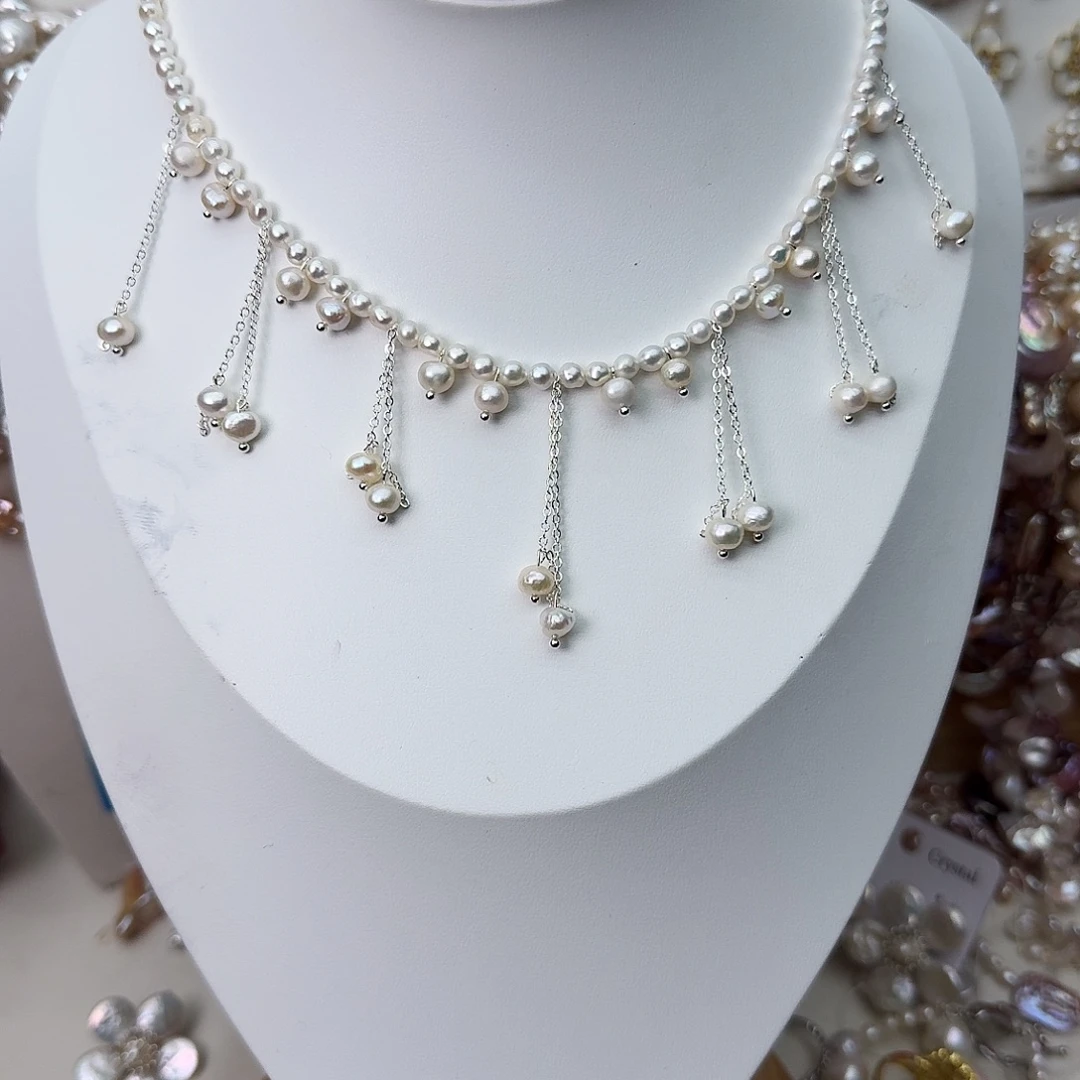 颈饰未镶嵌淡水珍珠