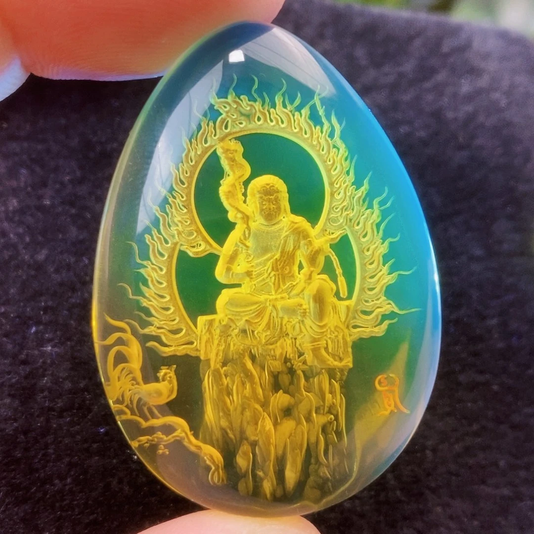 【闪购商品】蓝珀吊坠(不含链)未镶嵌