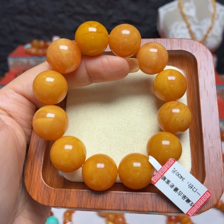 蜜蜡未镶嵌手链手串