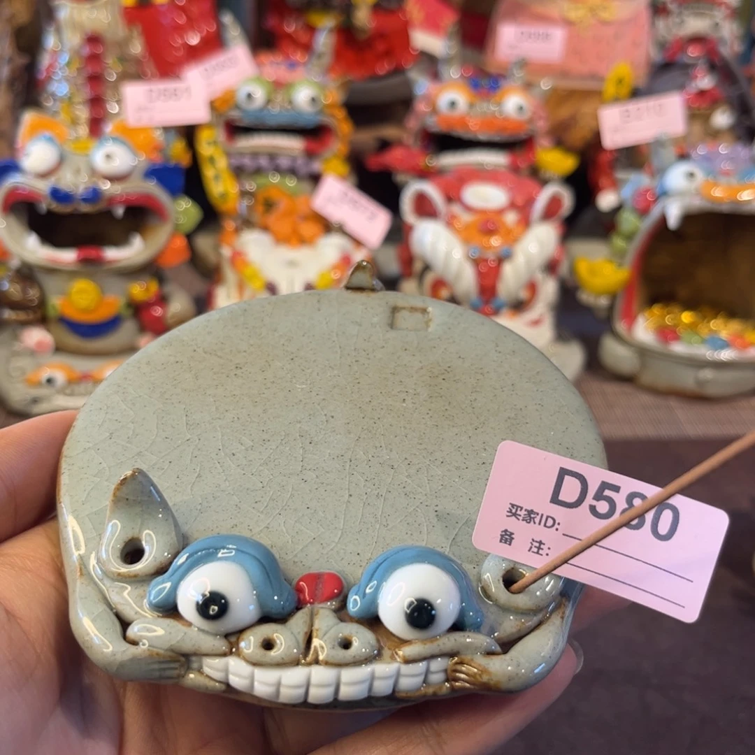 泥塑纯手工茶宠摆件
