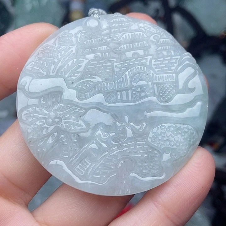 翡翠未镶嵌颈饰翡翠