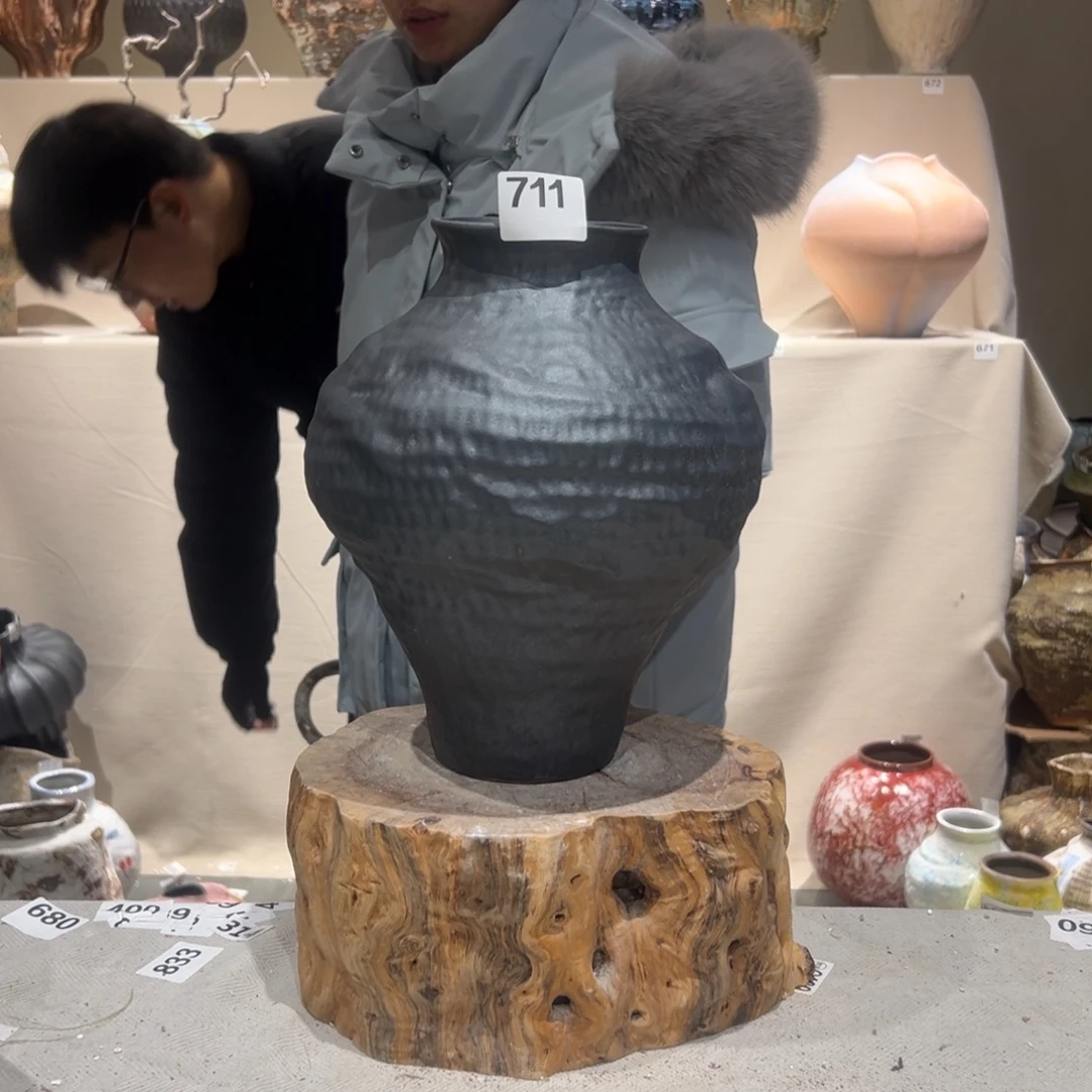 景德镇高温陶瓷花瓶摆件711花瓶摆件