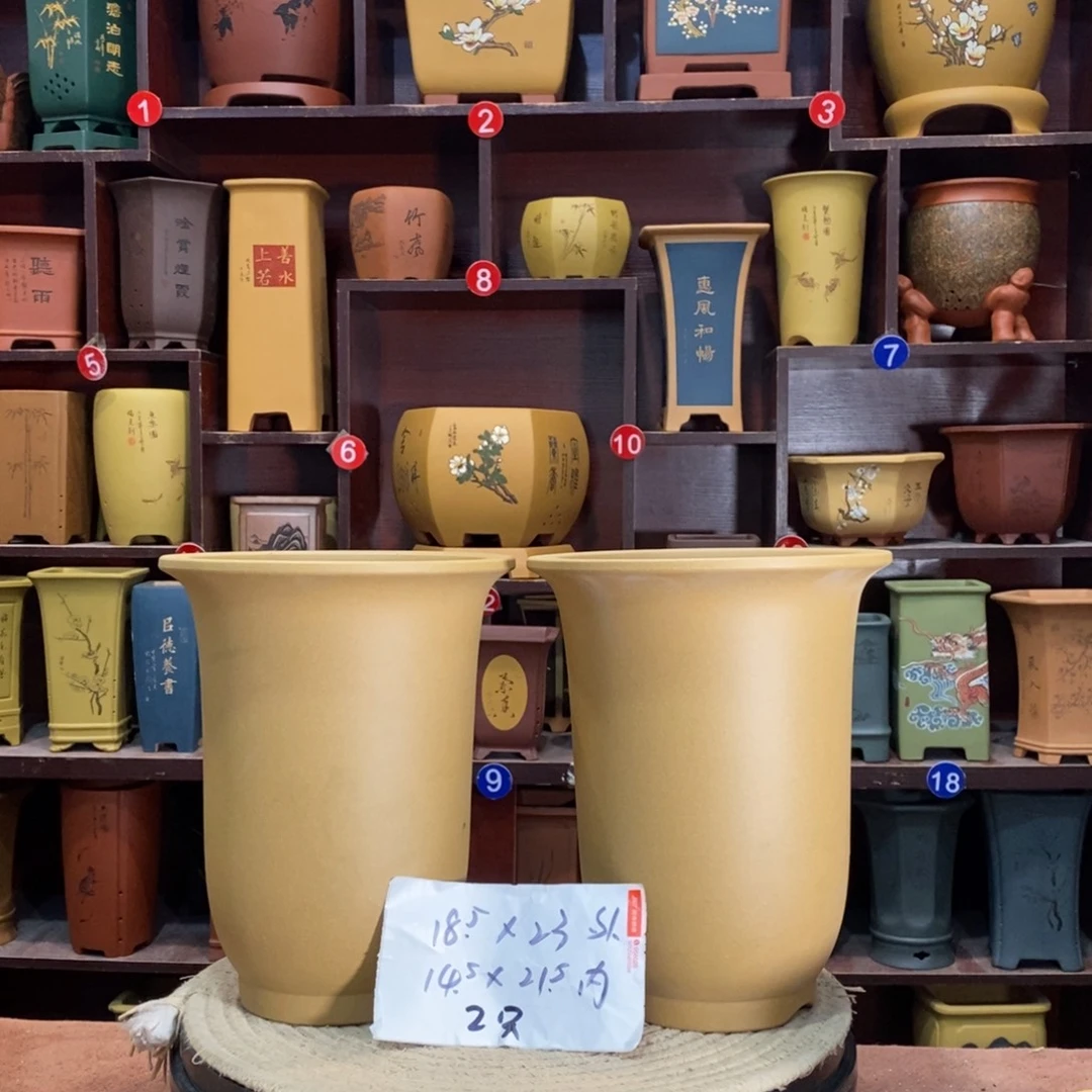 紫砂艺术紫砂花盆