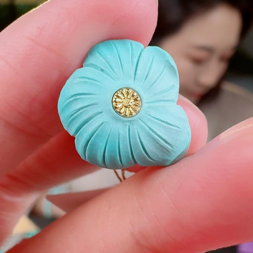 绿松石珠宝奇石未镶嵌