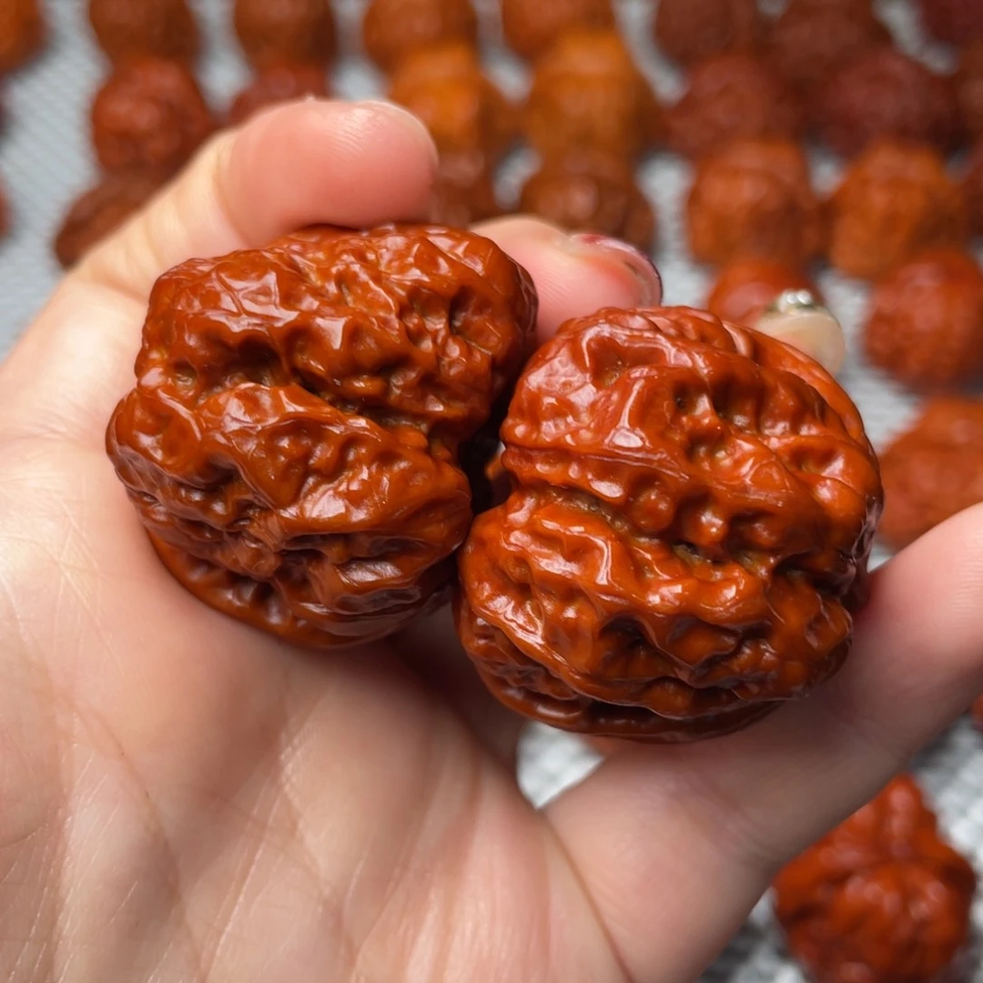 桃核吊坠文玩核桃 手把件 蛤蟆头 37