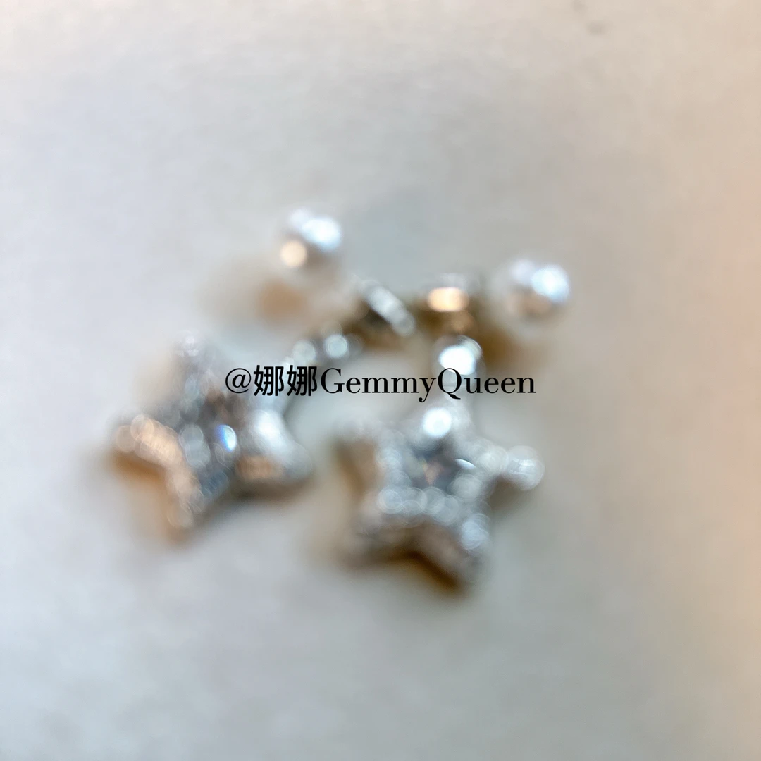 铜合金合成锆石耳饰 娜娜GemmyQueen耳环GQ08482