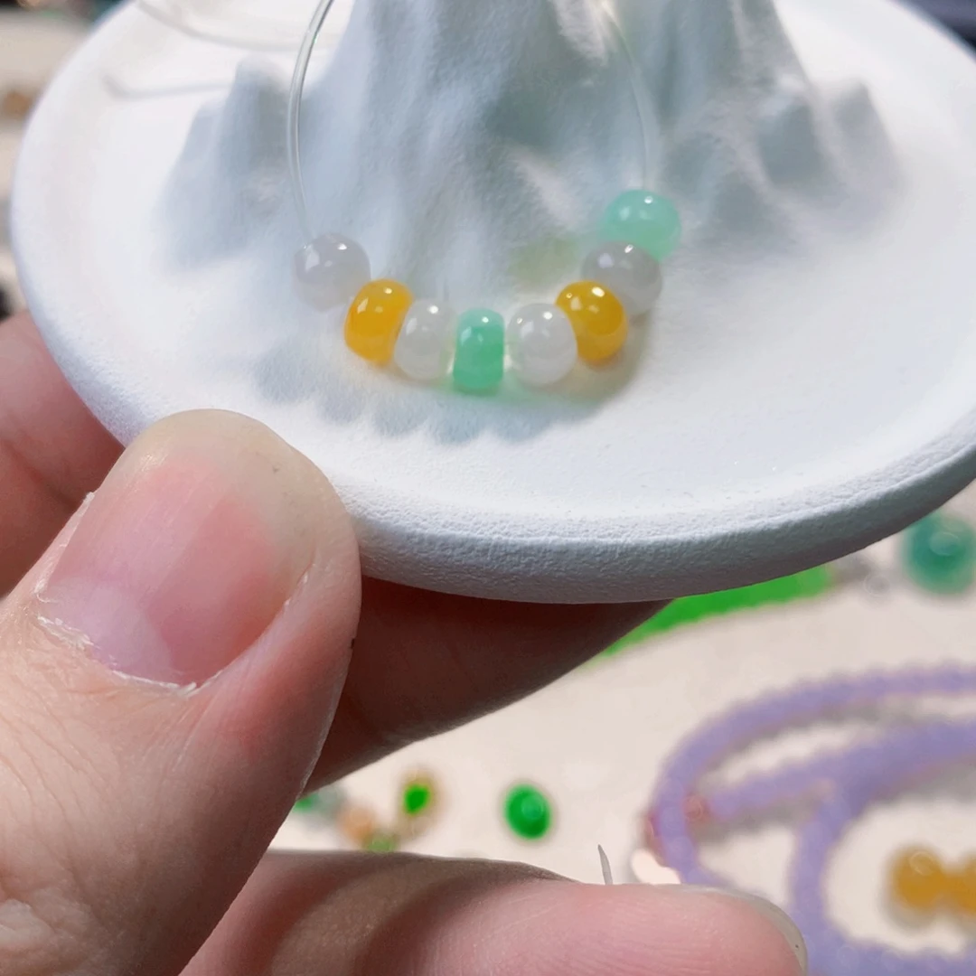 翡翠散珠天然翡翠