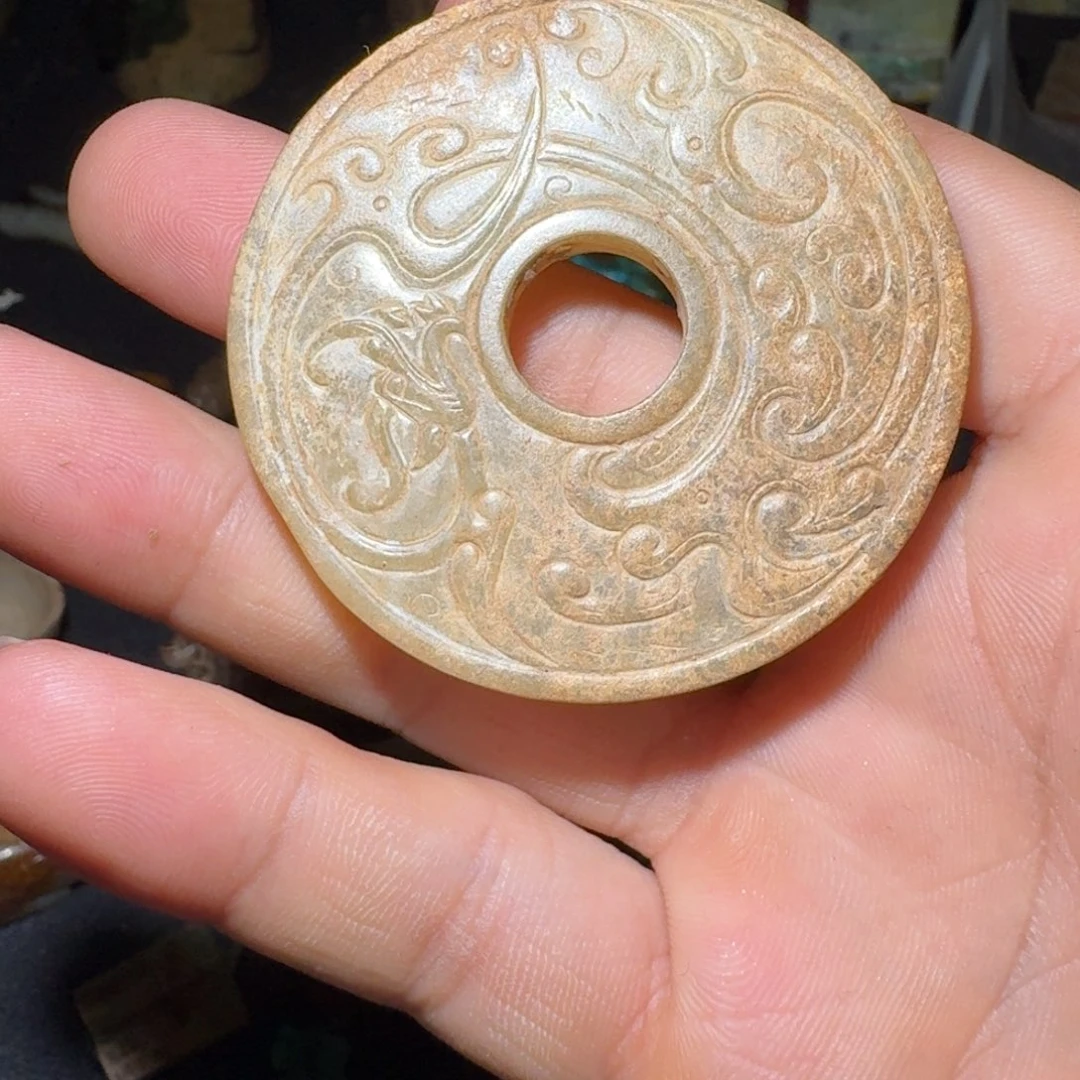 用***3和田玉（糖玉）未镶嵌挂件