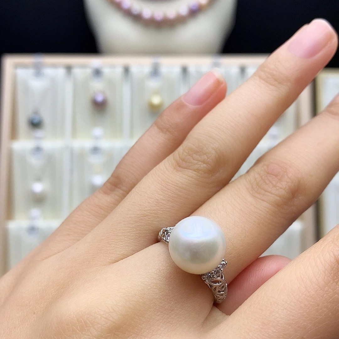 颈饰合金淡水珍珠