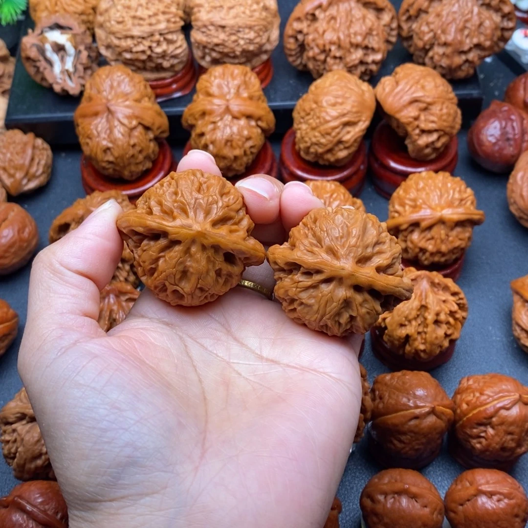 文玩核桃把件44宫灯