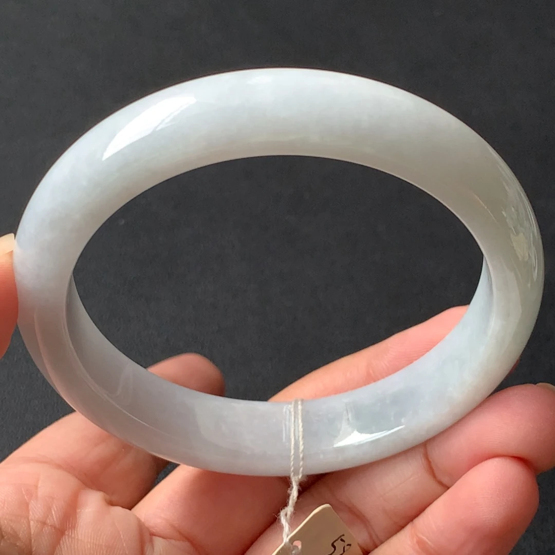 翡翠未镶嵌手镯28号58.2-12.4-7.7