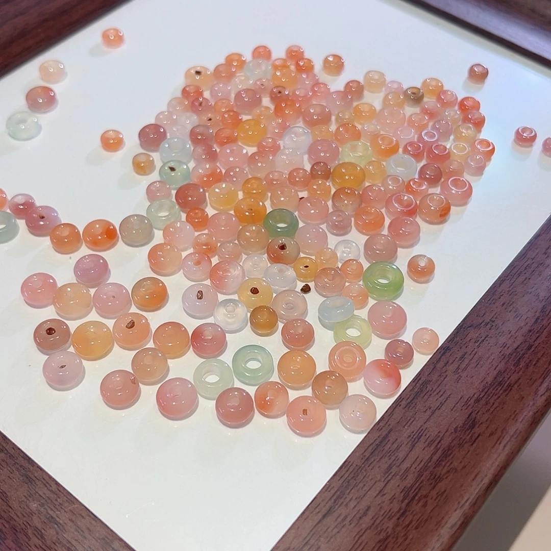 水晶手链未镶嵌盲盒平安扣（1份5颗无鉴赏不退换随机拍下默认同意