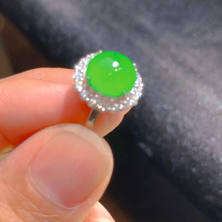 【闪购商品】翡翠颈饰银S925镶嵌翡翠