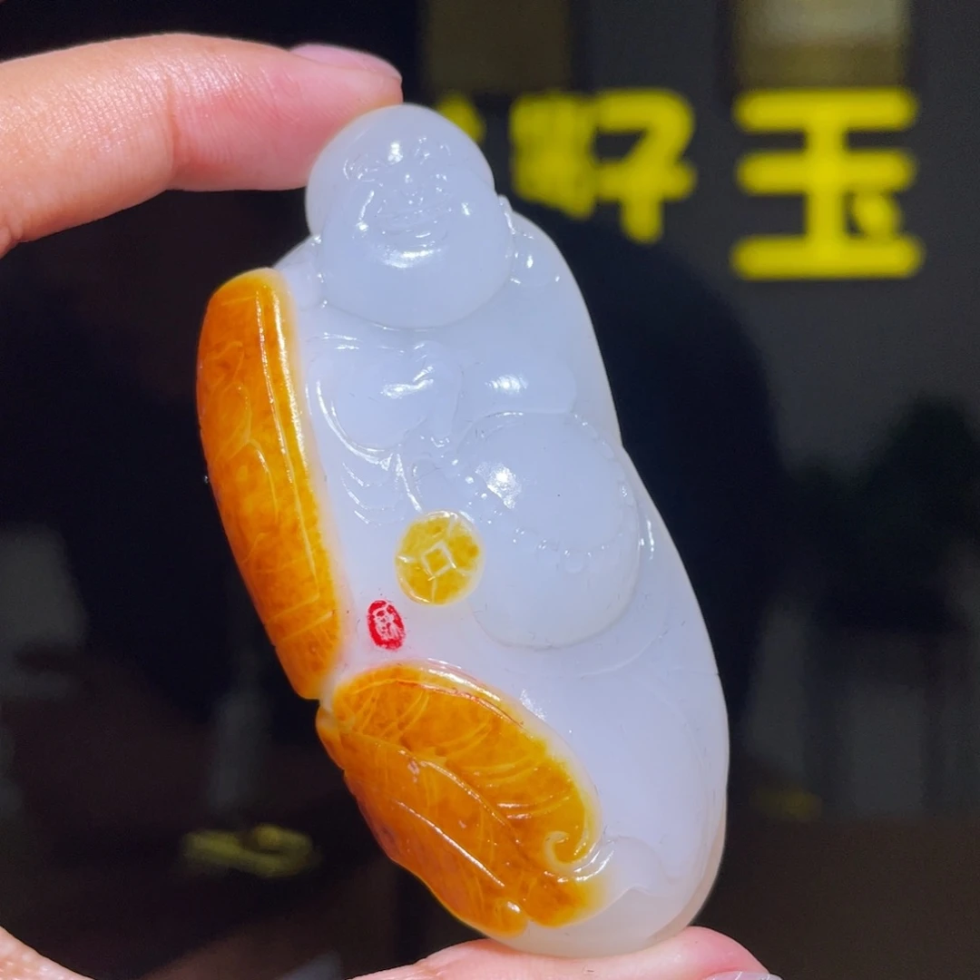 和田玉未镶嵌颈饰D2