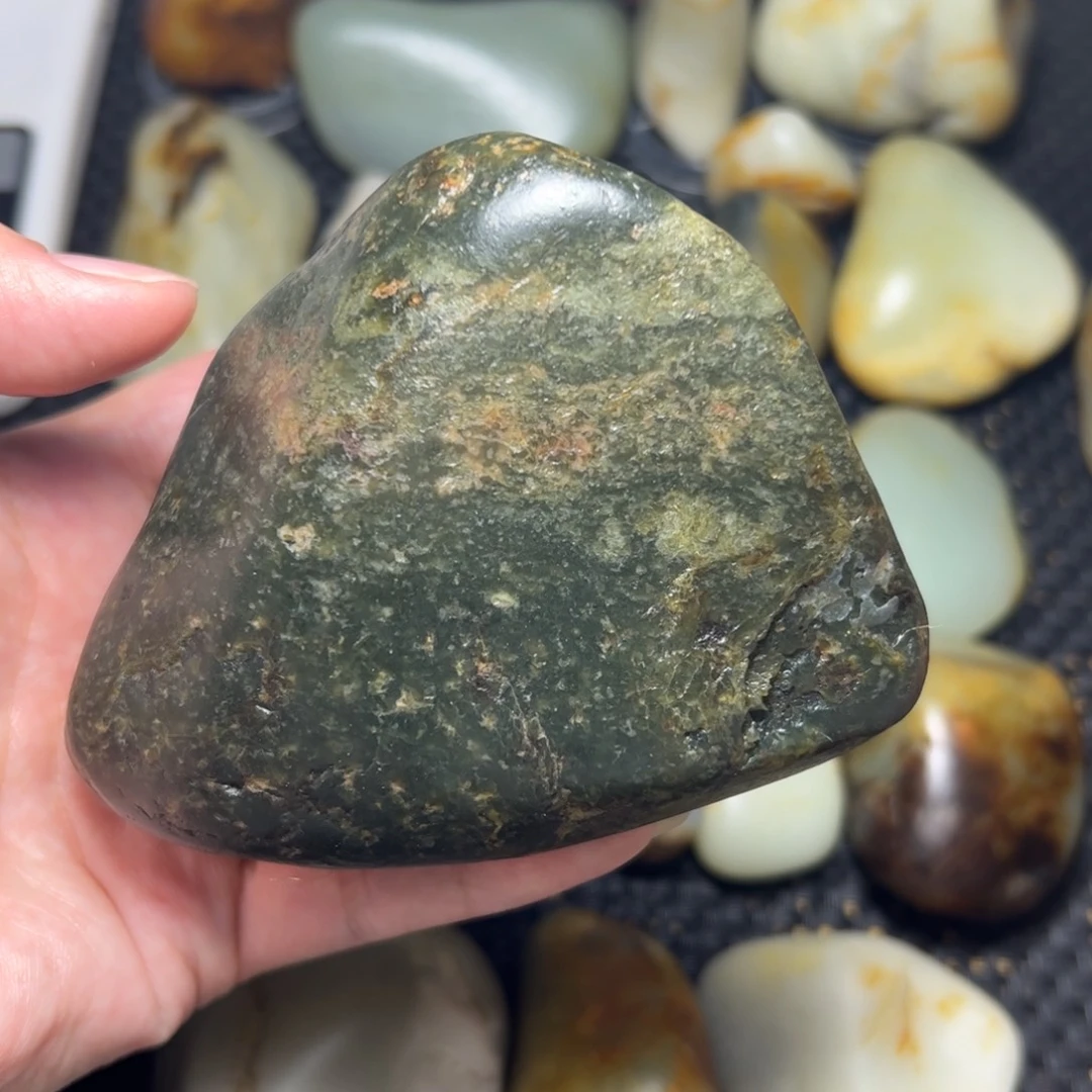 和田玉未镶嵌挂件6