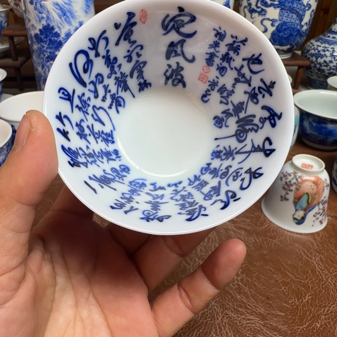 陶摆件今天晚上的月亮好美