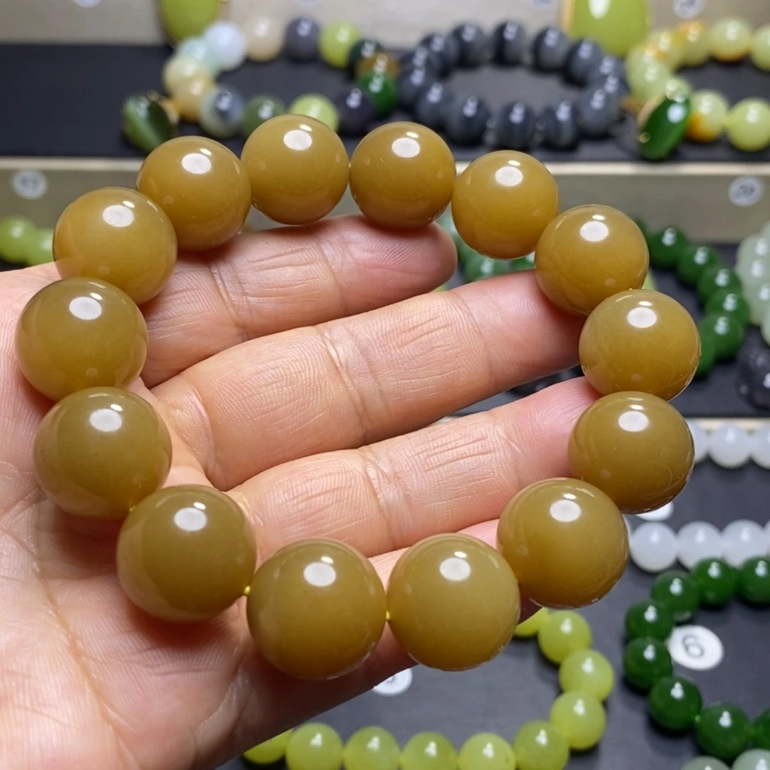 和田玉手串未镶嵌