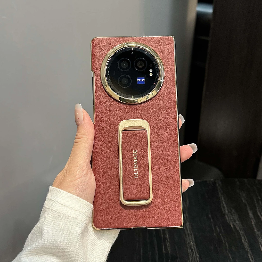 适用vivoxfold3/3pro手机壳腕带可旋转单后壳防摔新款支架保护套