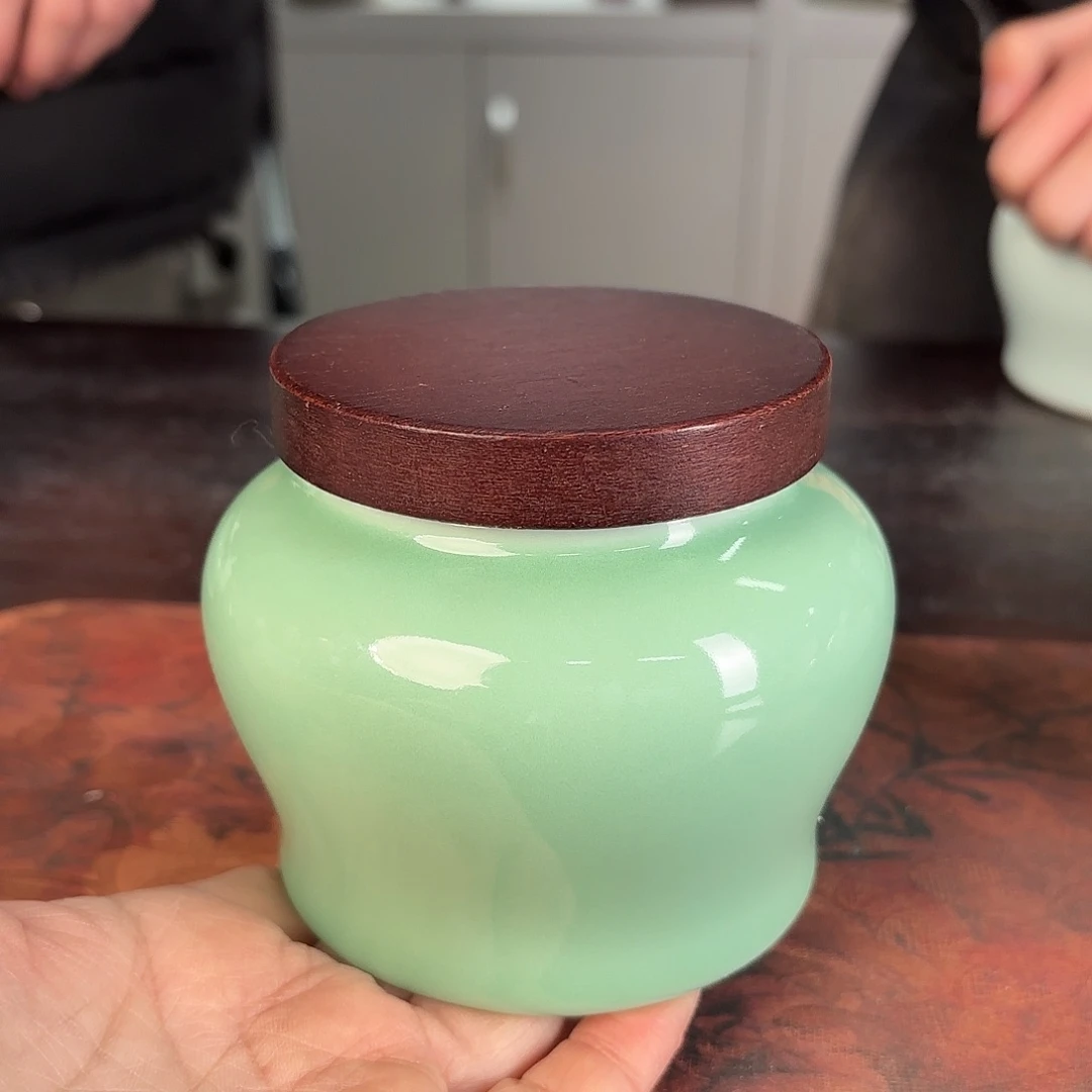 龙泉云间青瓷小米茶器