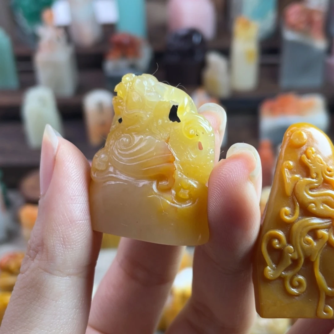 【闪购商品】昌化石印石萌***呢编号是4667